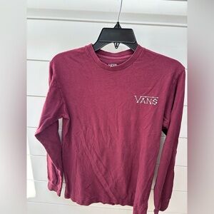 Vans Maroon Crew Neck Shirt